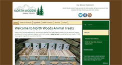 Desktop Screenshot of northwoodsanimaltreats.com